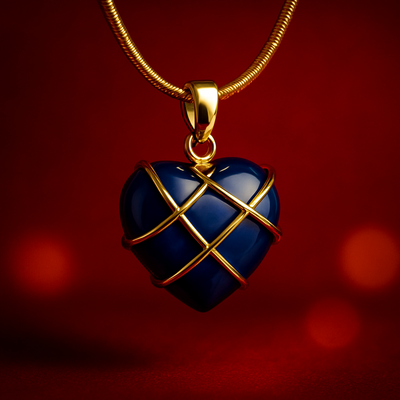 Rose Quartz Heart Pendant Necklace – Love, Healing & Harmony